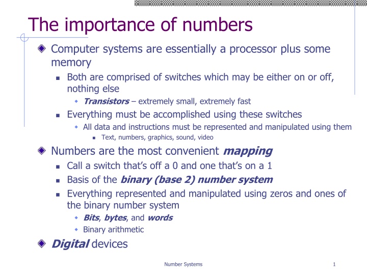the importance of numbers