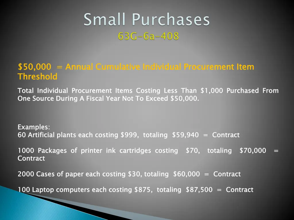 50 000 annual cumulative individual procurement