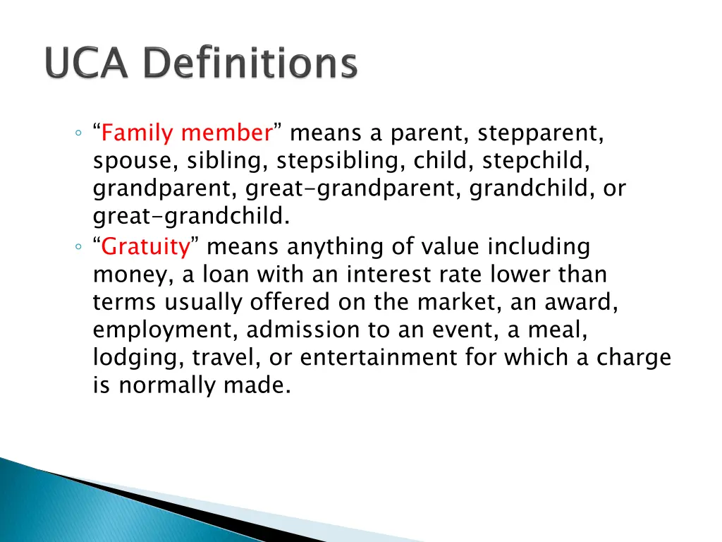 family member means a parent stepparent spouse