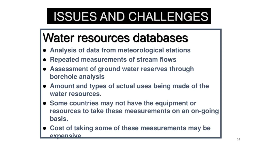 issues and challenges 2