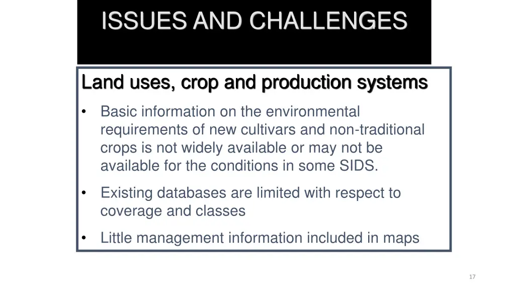 issues and challenges 5