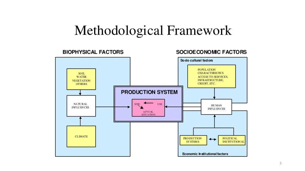 methodological framework