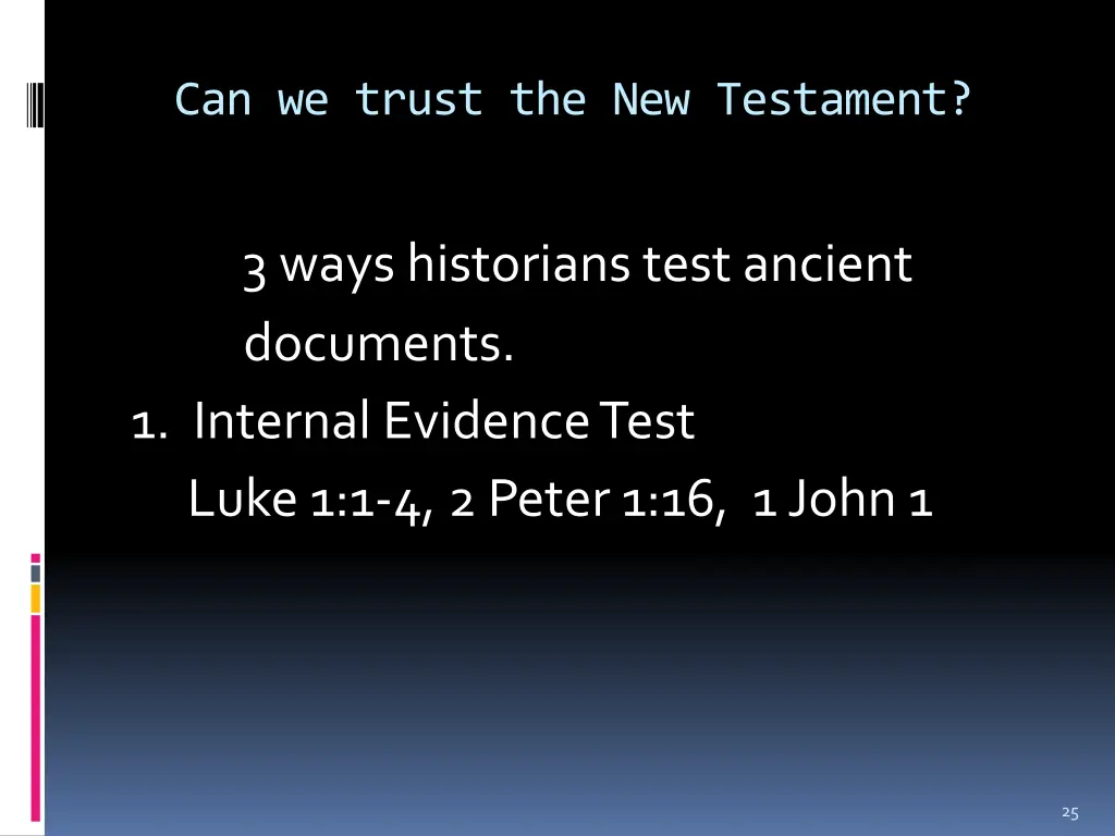 can we trust the new testament 3