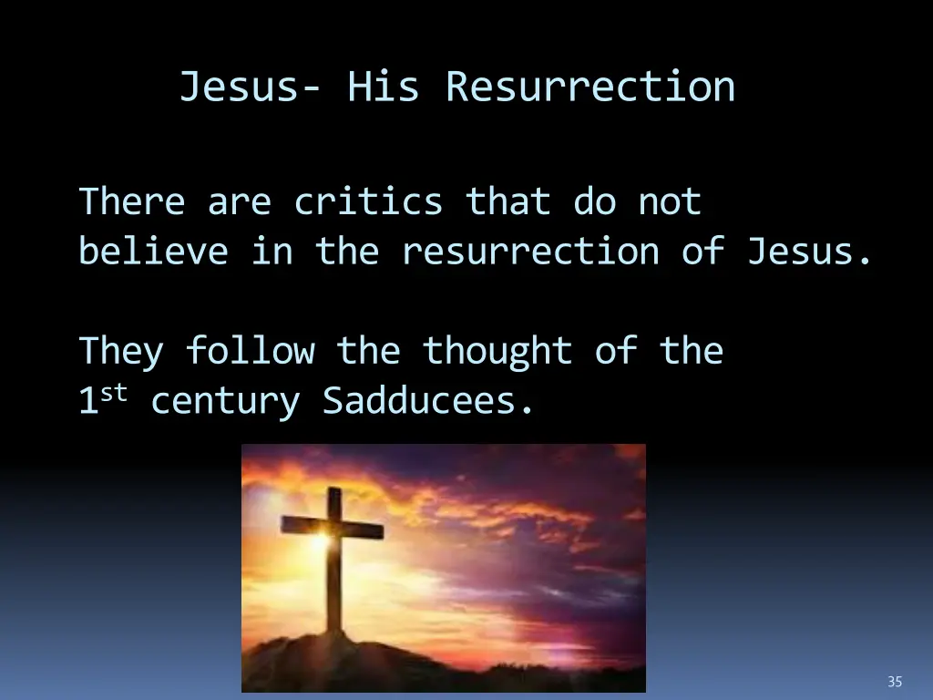 jesus his resurrection 1