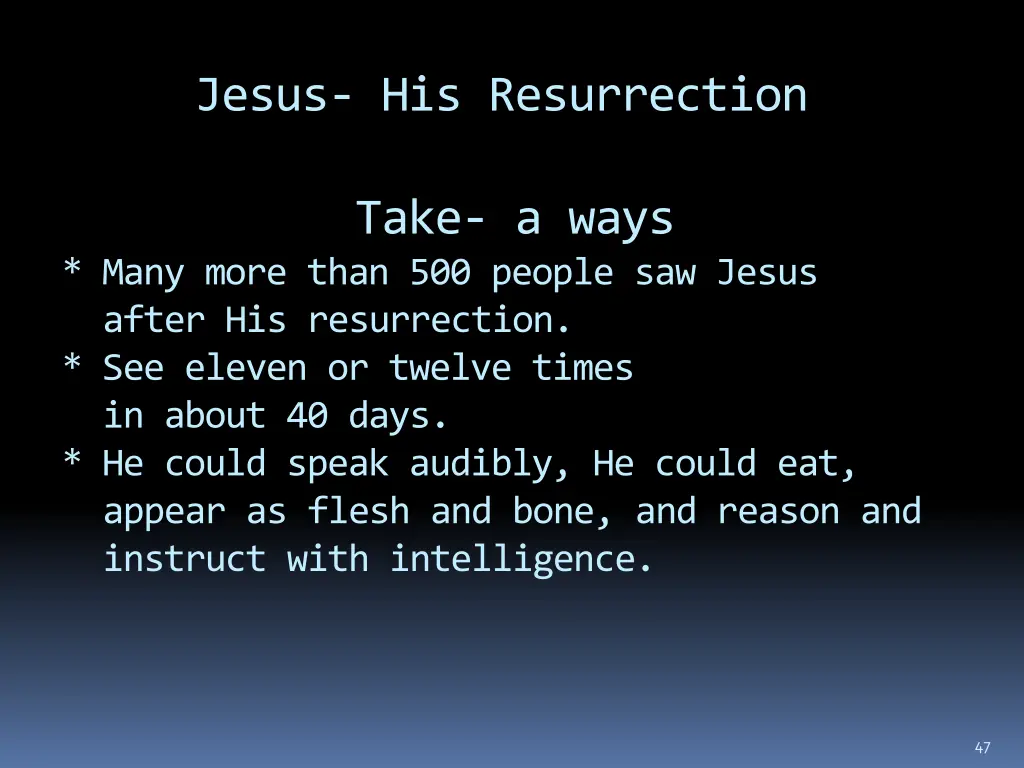 jesus his resurrection 13