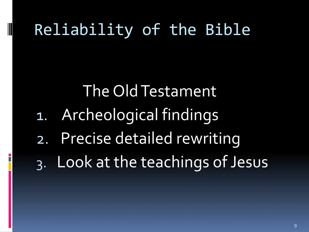 reliability of the bible 6