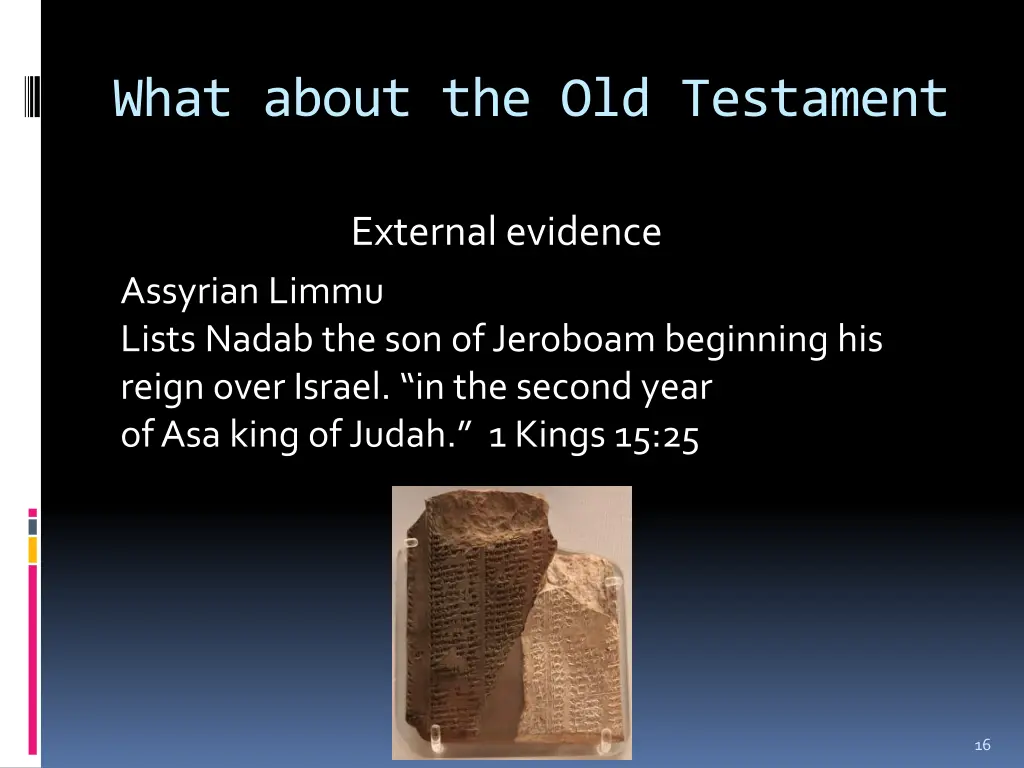 what about the old testament 1