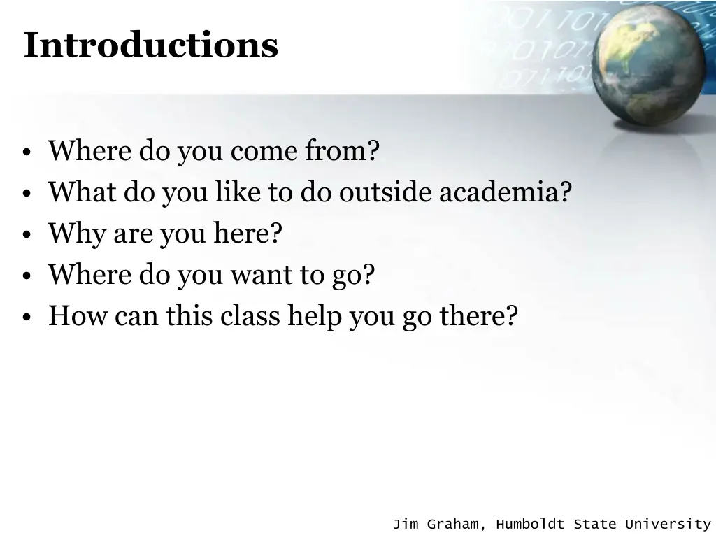 introductions