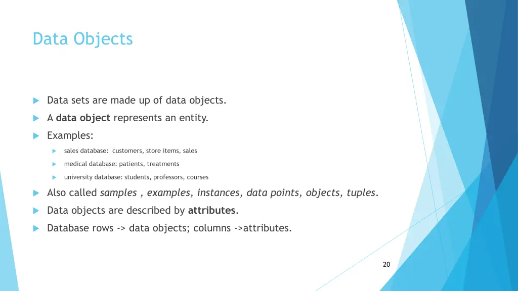 data objects