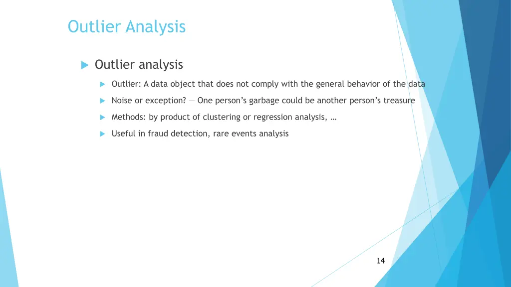 outlier analysis