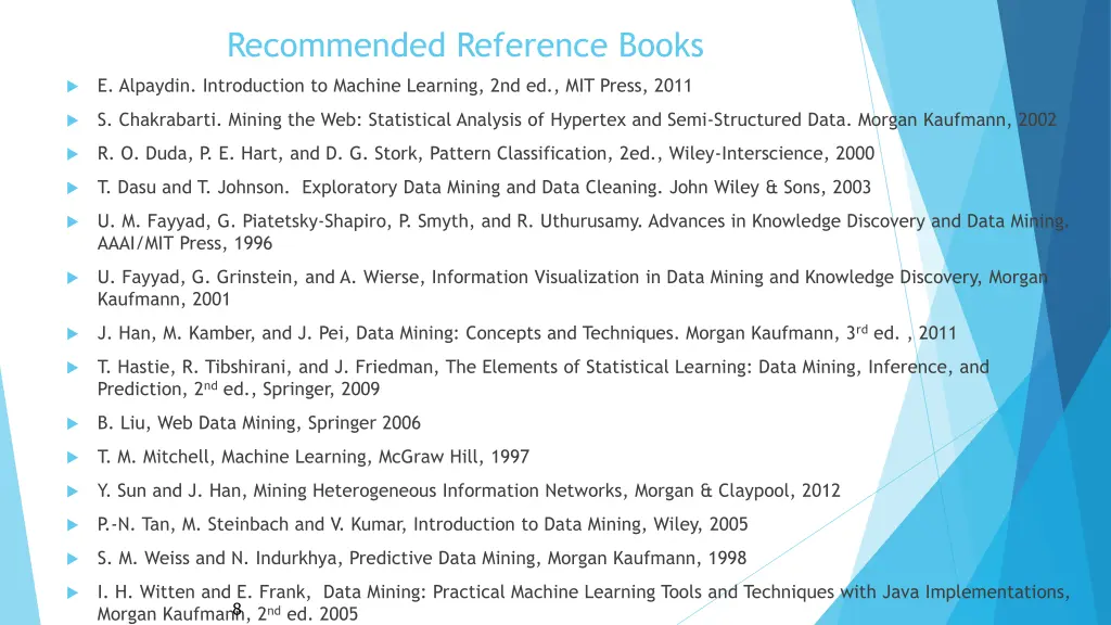 recommended reference books