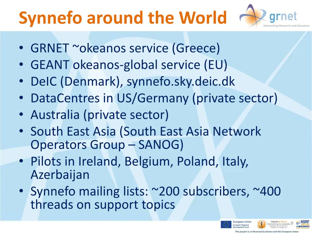 synnefo around the world