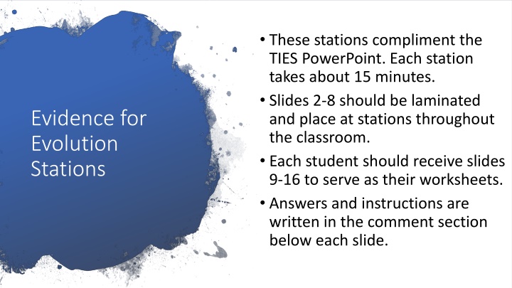 these stations compliment the ties powerpoint