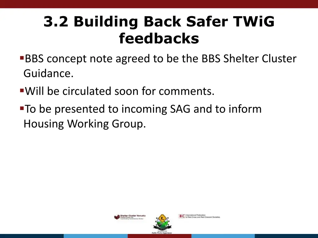 3 2 building back safer twig feedbacks