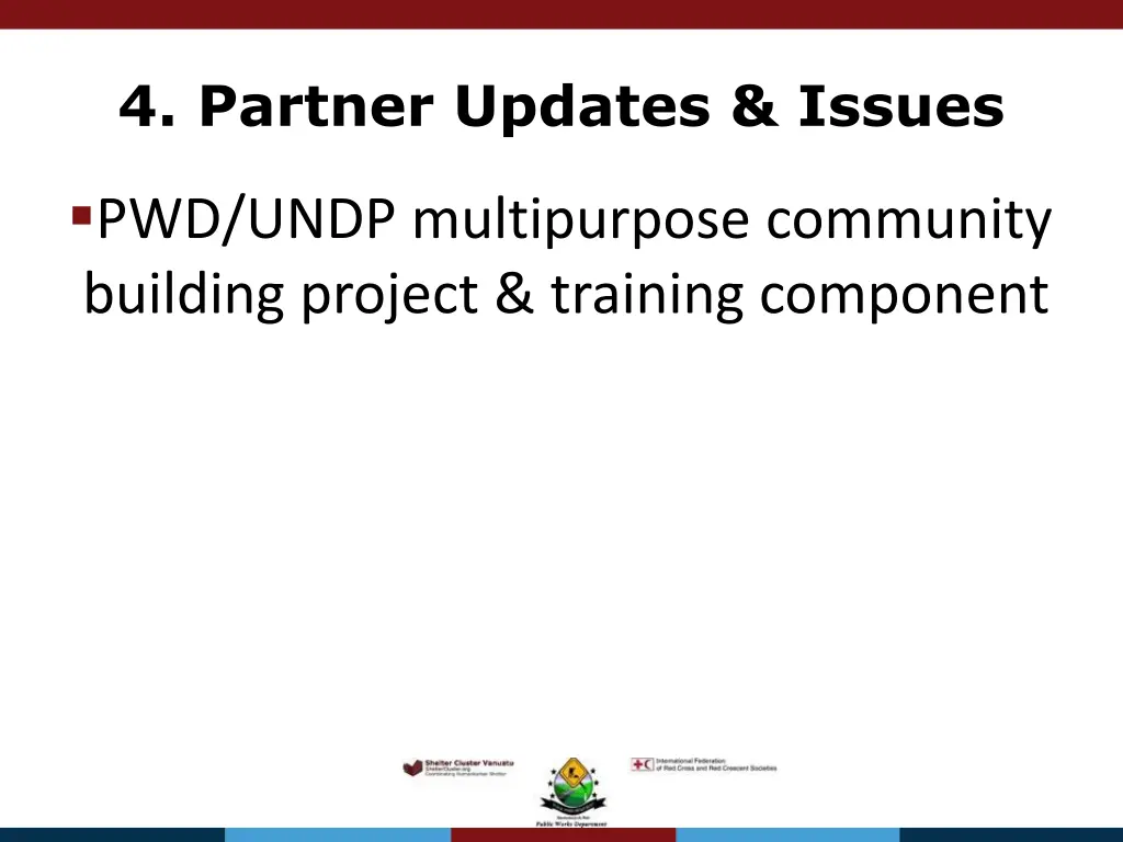 4 partner updates issues