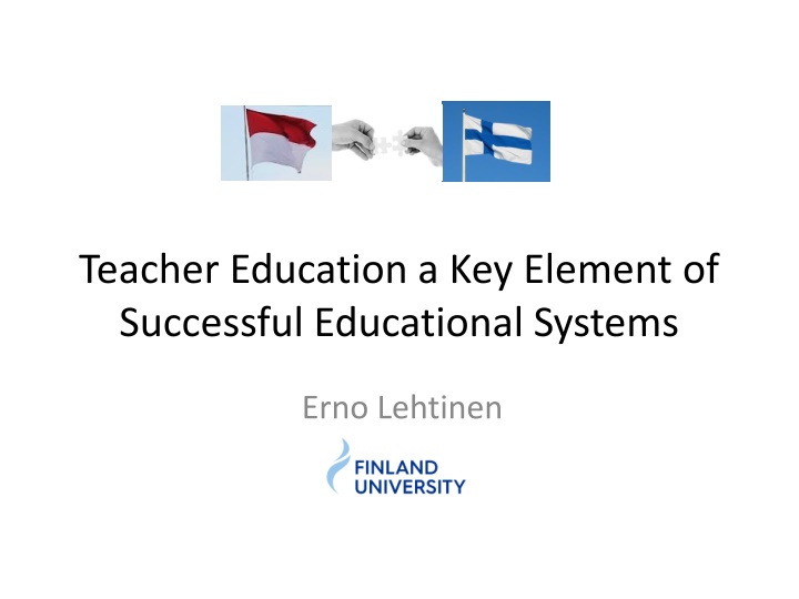 teacher education a key element of successful