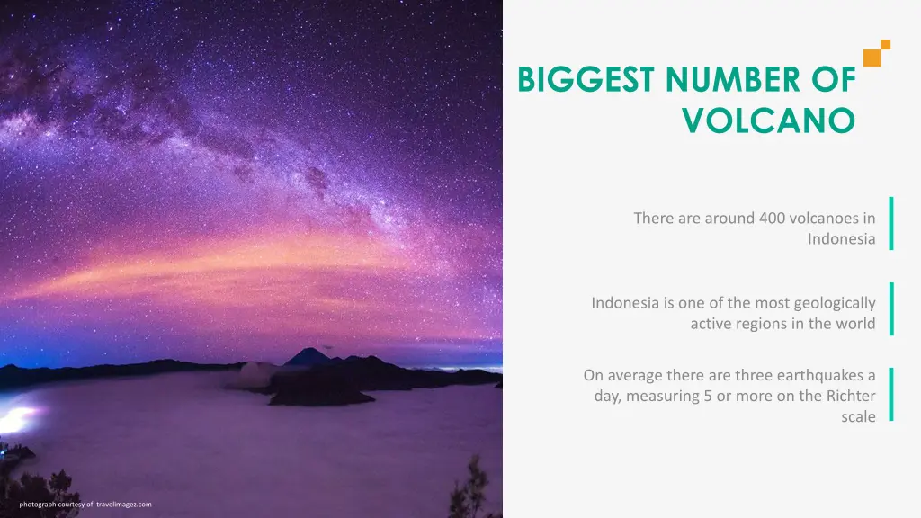 biggest number of volcano