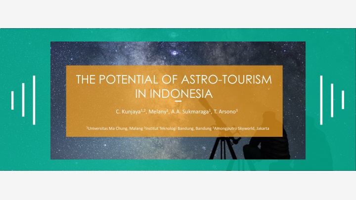 the potential of astro tourism in indonesia
