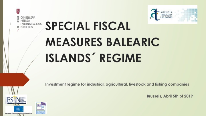 special fiscal measures balearic islands regime