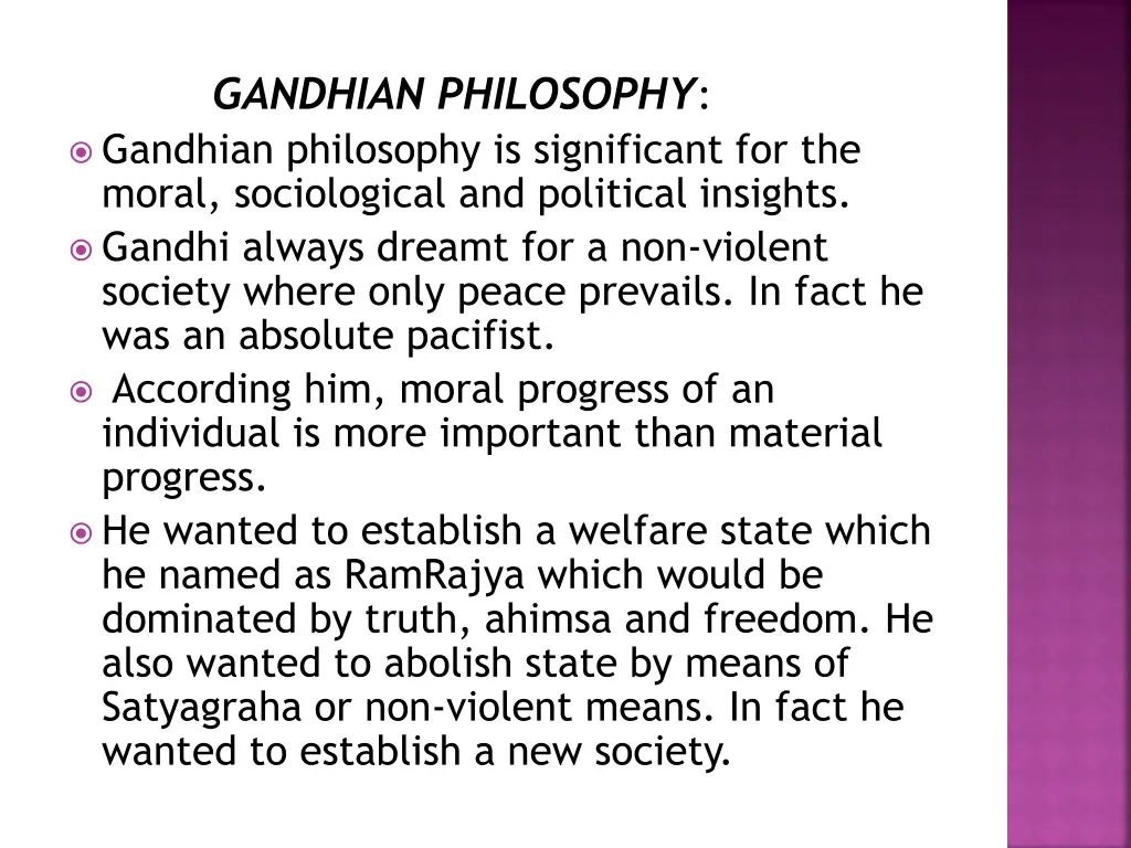 gandhian philosophy gandhian philosophy