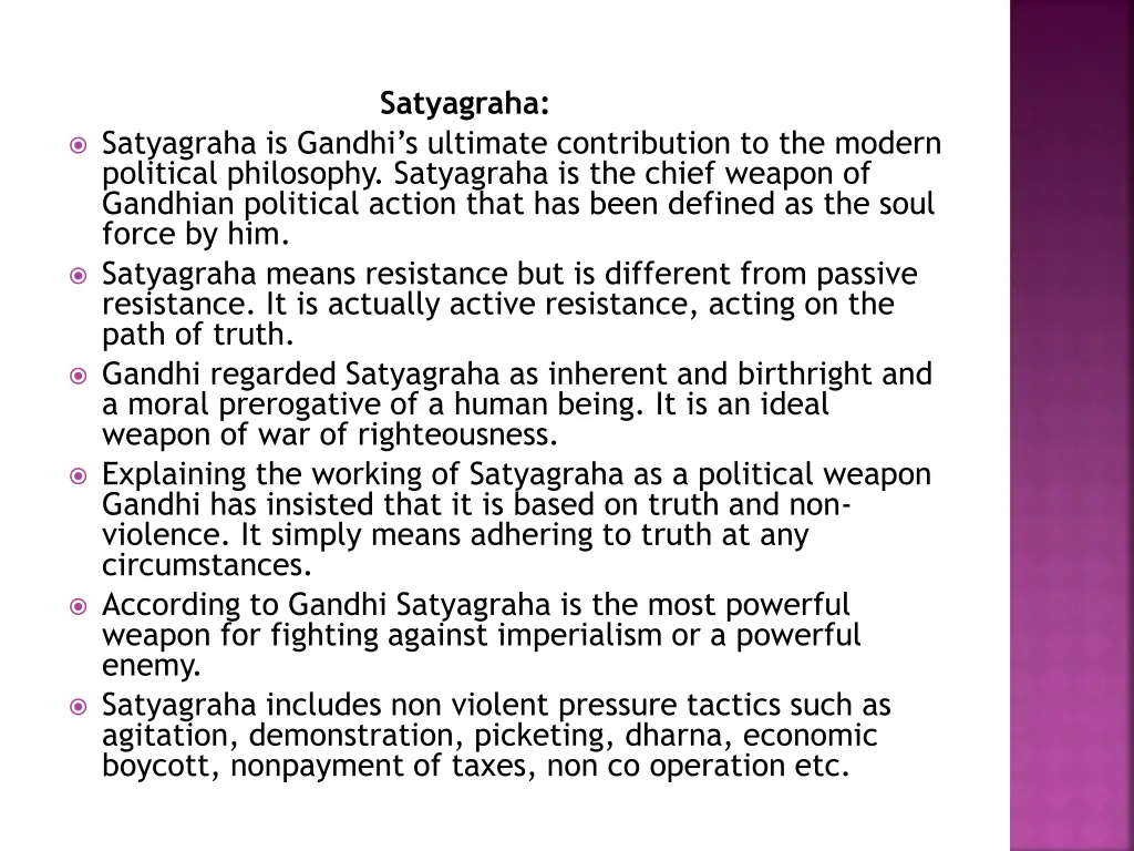 satyagraha
