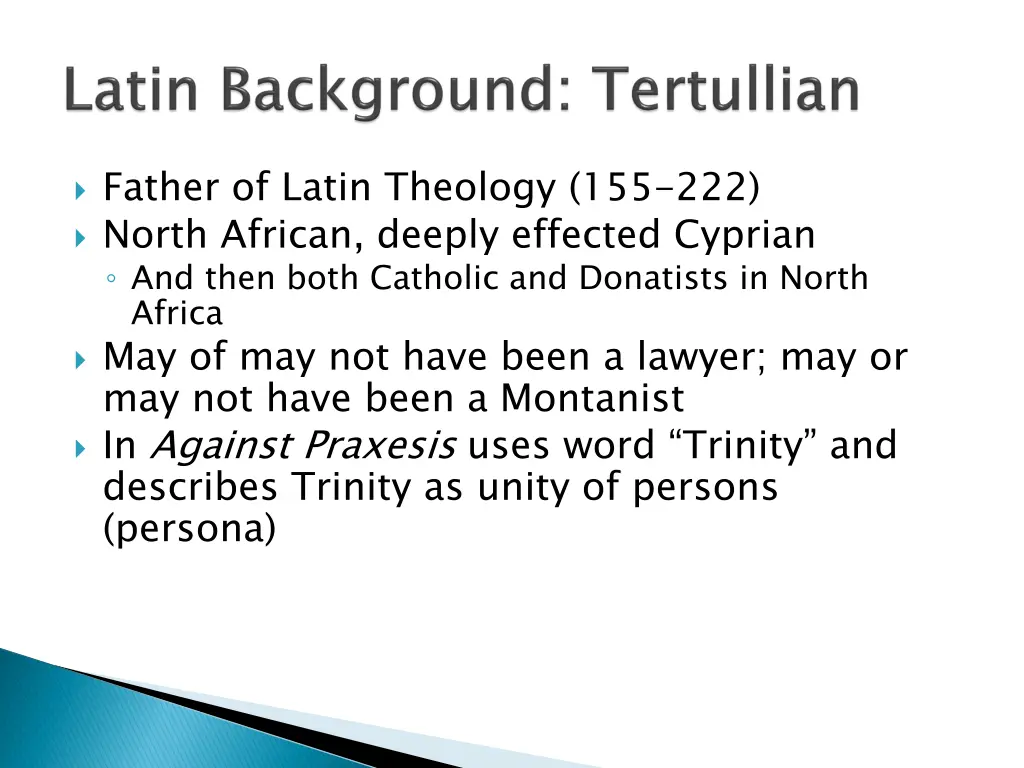 father of latin theology 155 222 north african