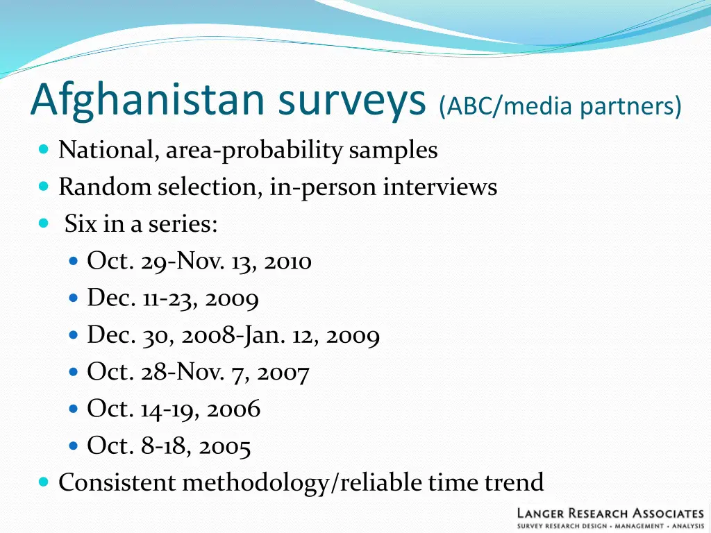 afghanistan surveys abc media partners national