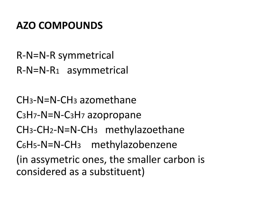 azo compounds