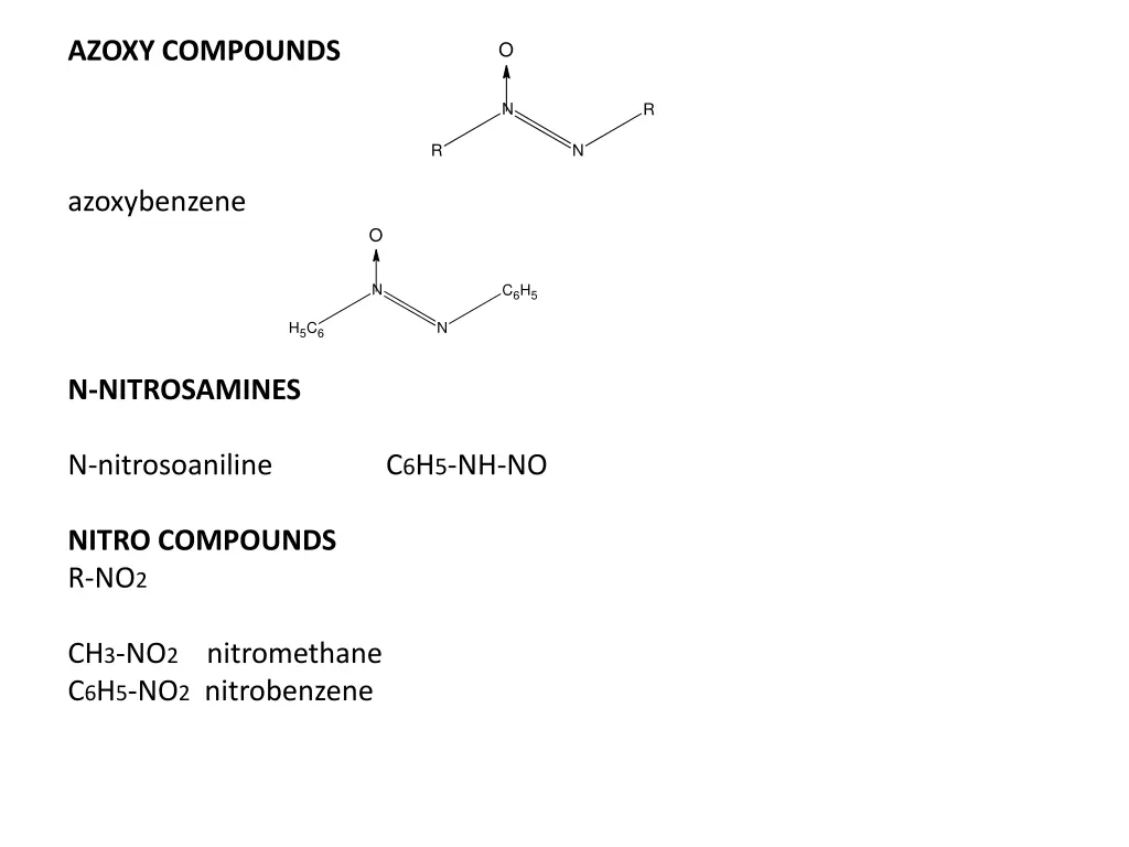 azoxy compounds