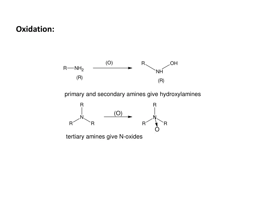 oxidation