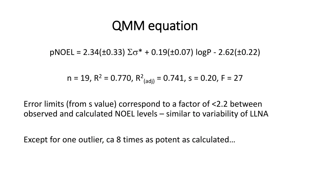 qmm equation qmm equation