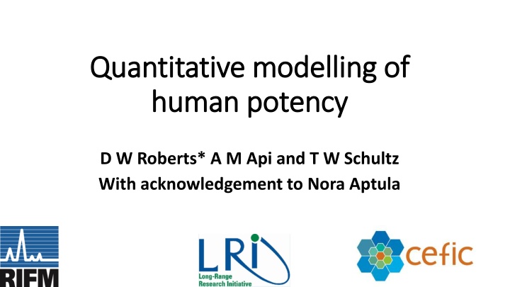 quantitative modelling of quantitative modelling