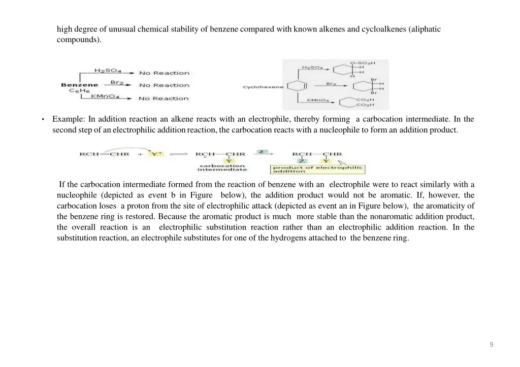 high degree of unusual chemical stability