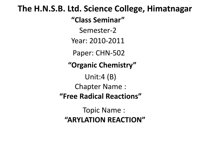 the h n s b ltd science college himatnagar class