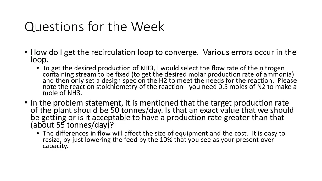 questions for the week 2