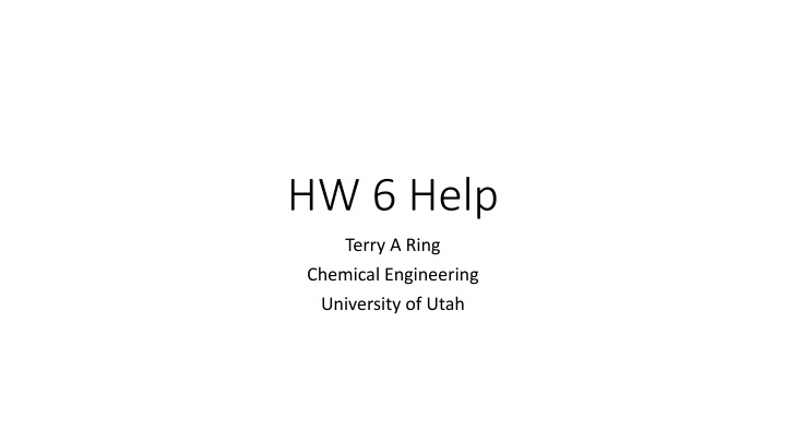 hw 6 help