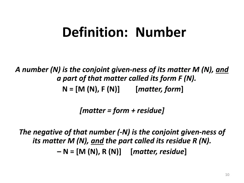 definition number
