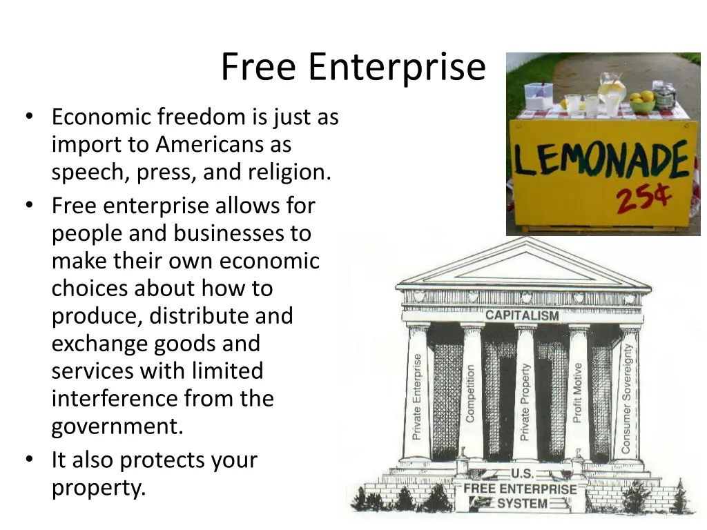 free enterprise