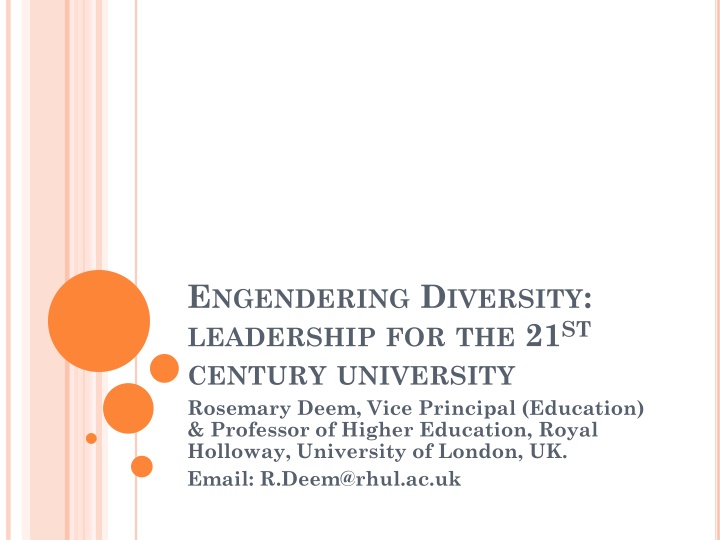 e ngendering d iversity leadership