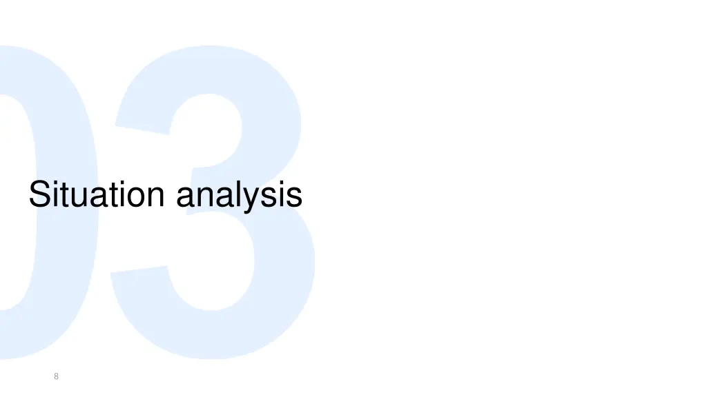 situation analysis
