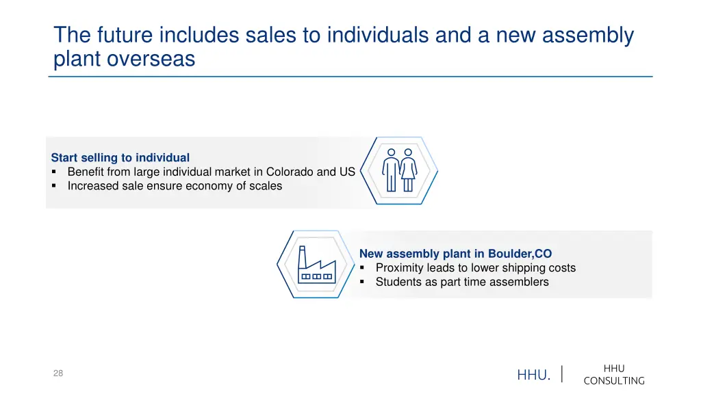 the future includes sales to individuals