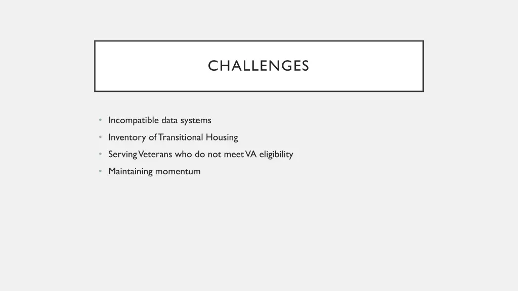 challenges