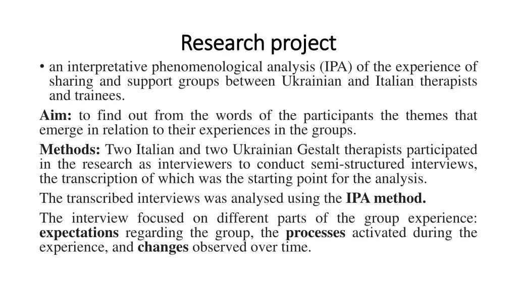 research project research project 1