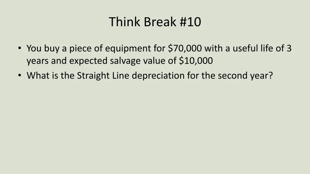 think break 10