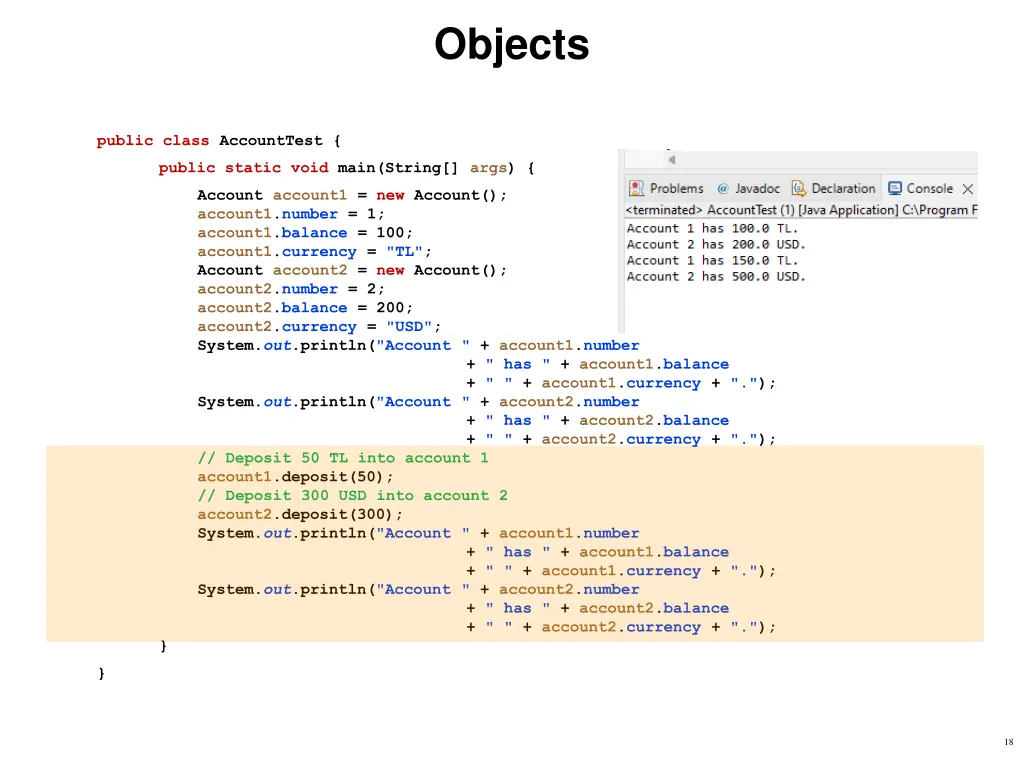 objects 1