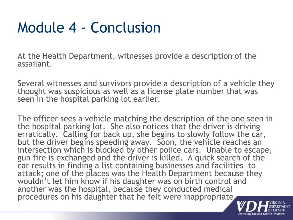 module 4 conclusion