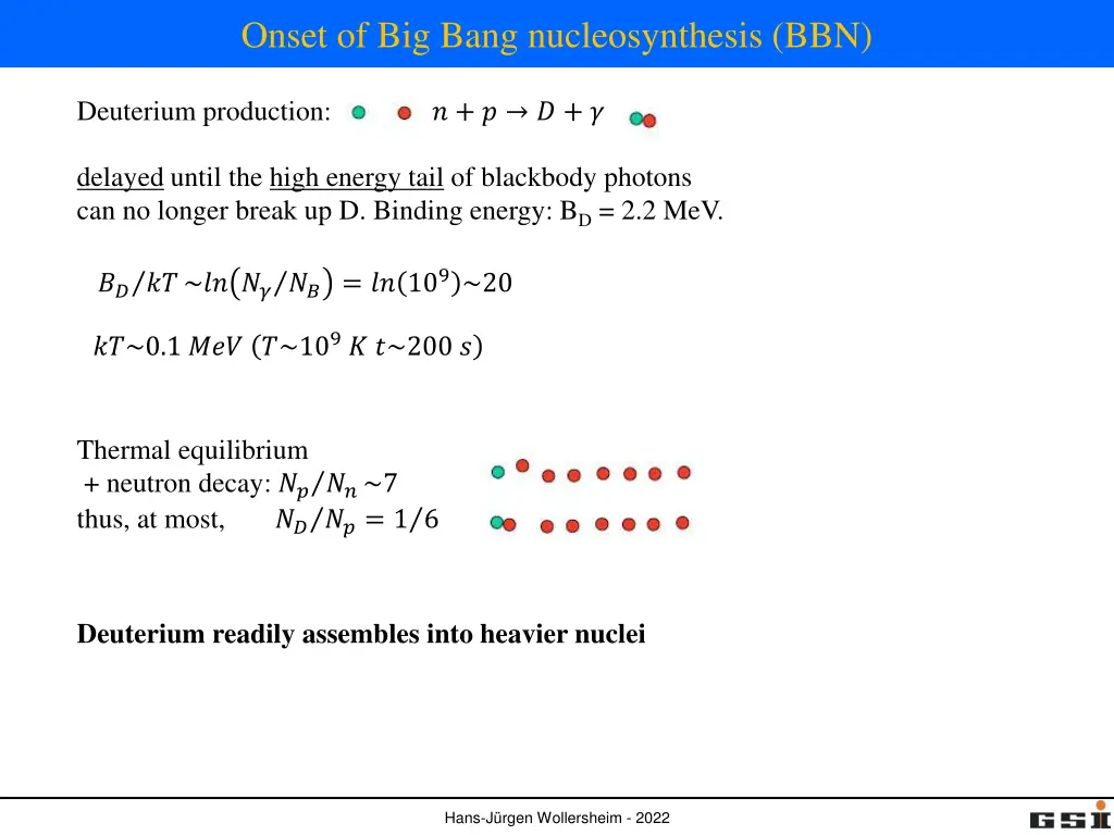 onset of big bang nucleosynthesis bbn