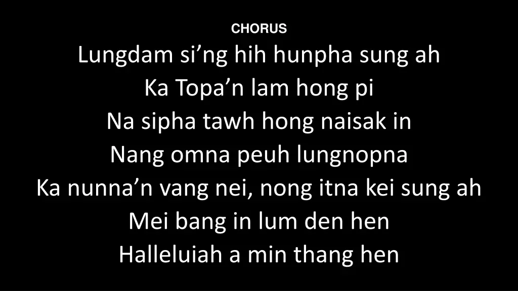 chorus 2