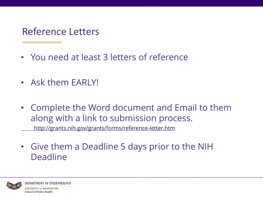 reference letters
