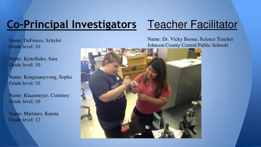 teacher facilitator